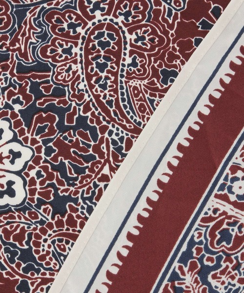 GLOBAL WORK（グローバルワーク）の「トライアングルプリントスカーフ/634189（バンダナ/スカーフ・レディース・ブラック/ブラウン系その他/ダークブラウン/ホワイト/レッド・FREE）」の17枚目の写真