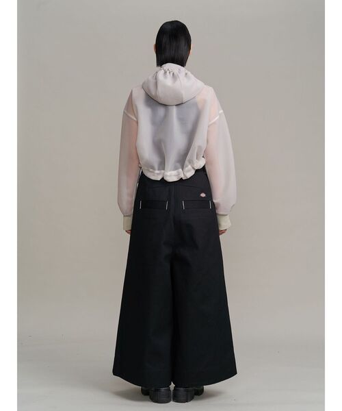 UN3D.（アンスリード）の「SPONGY SHEER SHORT BLOUSON / スポンジシアーショートブルゾン（ブルゾン・レディース・ブラック/ベージュ・FREE）」の19枚目の写真