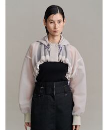 UN3D. | SPONGY SHEER SHORT BLOUSON / スポンジシアーショートブルゾン(ブルゾン)