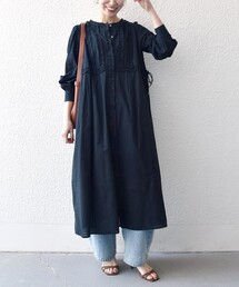 SHIPS any | SHIPS any:〈洗濯機可能〉キャンブリック Aライン フリル シャツ ワンピース(ワンピース)