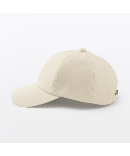 無印良品（ムジルシリョウヒン）の「ＵＶカット透湿撥水　防水テープ使いキャップ（キャップ・レディース・チャコールグレー/ブラック/アイボリー/ベージュ・55-59cm）」の7枚目の写真