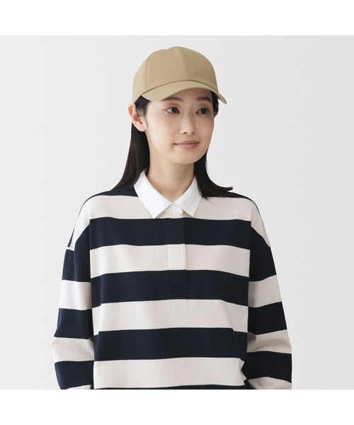 無印良品（ムジルシリョウヒン）の「ＵＶカット透湿撥水　防水テープ使いキャップ（キャップ・レディース・チャコールグレー/ブラック/アイボリー/ベージュ・55-59cm）」の13枚目の写真