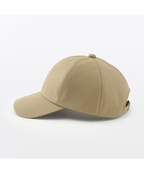 無印良品（ムジルシリョウヒン）の「ＵＶカット透湿撥水　防水テープ使いキャップ（キャップ・レディース・チャコールグレー/ブラック/アイボリー/ベージュ・55-59cm）」の6枚目の写真