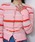 ROSE BUD�i���[�Y�o�b�h�j�́uBORDER KNIT CARDIGAN�i�J�[�f�B�K��/�{�����j�v�b�s���N