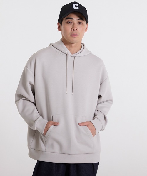 coca(coca)(コカ)の「ソフトジャージーワイドプルパーカー(パーカー・メンズ・チャコール/グレイッシュベージュ/ライトグレー/ピンク系その他・M/XL/S/L)」の13枚目の写真