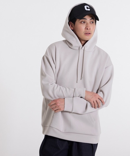 coca(coca)(コカ)の「ソフトジャージーワイドプルパーカー(パーカー・メンズ・チャコール/グレイッシュベージュ/ライトグレー/ピンク系その他・M/XL/S/L)」の16枚目の写真