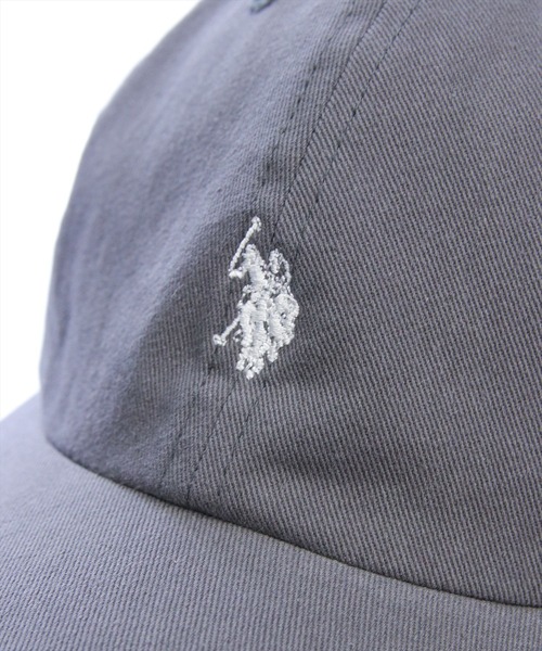 U.S. POLO ASSN.（ユーエスポロアッスン）の「【U.S. POLO ASSN.】clear 別注 刺繍キャップ（キャップ・レディース・ネイビー/オフホワイト/グレー・F）」の13枚目の写真