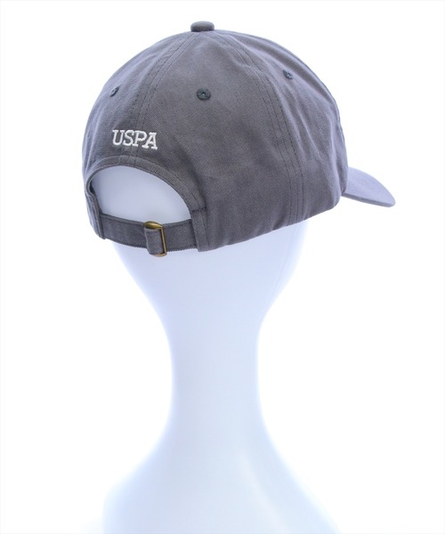 U.S. POLO ASSN.（ユーエスポロアッスン）の「【U.S. POLO ASSN.】clear 別注 刺繍キャップ（キャップ・レディース・ネイビー/オフホワイト/グレー・F）」の6枚目の写真
