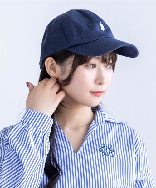U.S. POLO ASSN.(ユーエスポロアッスン)の「【U.S. POLO ASSN.】clear 別注 刺繍キャップ(キャップ・レディース・ネイビー/オフホワイト/グレー・F)」の19枚目の写真