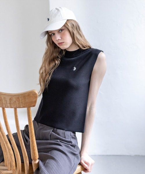 U.S. POLO ASSN.(ユーエスポロアッスン)の「【U.S. POLO ASSN.】clear 別注 刺繍キャップ(キャップ・レディース・ネイビー/オフホワイト/グレー・F)」の21枚目の写真