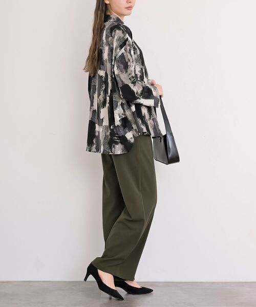 rps(アールピーエス)の「カットジョーゼットセンターシームパンツ(スラックス・レディース・カーキ/ブラック・フリー)」の19枚目の写真