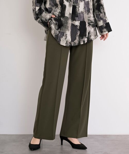 rps(アールピーエス)の「カットジョーゼットセンターシームパンツ(スラックス・レディース・カーキ/ブラック・フリー)」の20枚目の写真