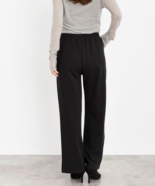 rps(アールピーエス)の「カットジョーゼットセンターシームパンツ(スラックス・レディース・カーキ/ブラック・フリー)」の5枚目の写真