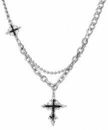 ARULE（アルール）の「『ARULE/アルール』 Double Cross Chain Necklace/ダブルクロスチェーンネックレス（ネックレス）」