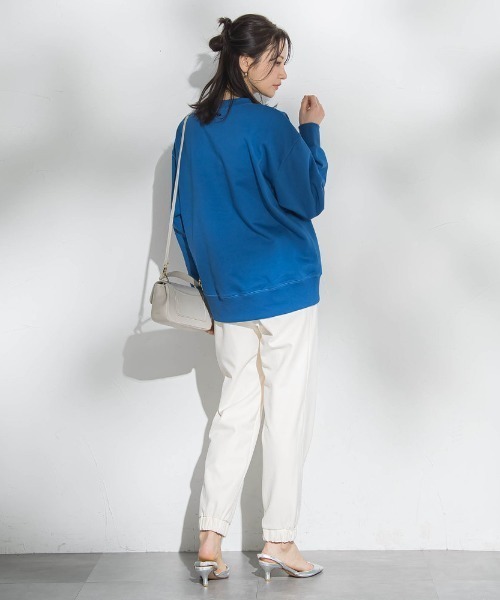 LAUTREAMONT（ロートレアモン）の「【WEB限定】裏起毛ジョグパン（その他パンツ・レディース・ブラック/ネイビー/チャコールグレー/オフホワイト・11号/9号/7号）」の6枚目の写真