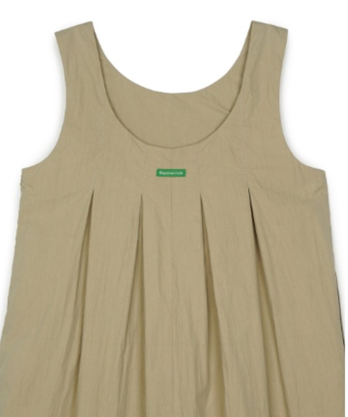 GREEN BUTTER(グリーンバター)の「COTTON NYLON PINTUCK DRESS(ワンピース・レディース・ベージュ・FREE)」の10枚目の写真