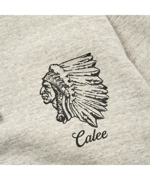 CALEE（キャリー）の「TOMPKIN’S LOOP TYPE 40’S ZIP HD（パーカー・メンズ・ブラック/グレー・MEDIUM/LARGE/X-LARGE）」の6枚目の写真