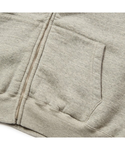 CALEE（キャリー）の「TOMPKIN’S LOOP TYPE 40’S ZIP HD（パーカー・メンズ・ブラック/グレー・MEDIUM/LARGE/X-LARGE）」の8枚目の写真