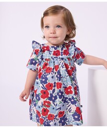 PETIT BATEAU | フラワープリントワンピース&ブルマセット(ワンピース)