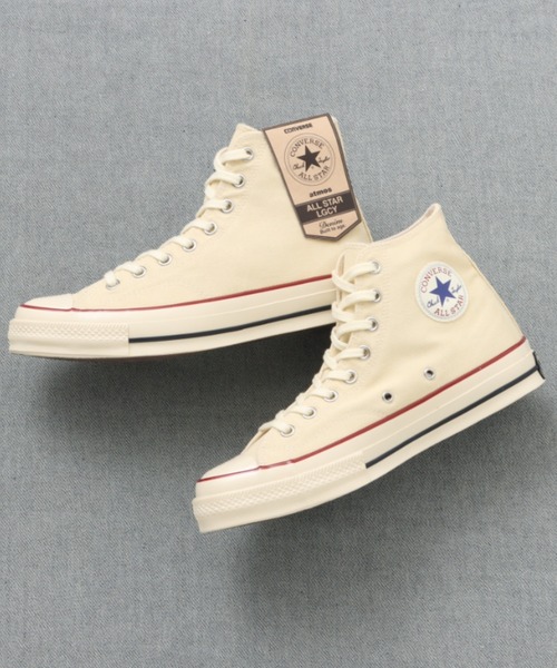 CONVERSE（コンバース）の「CONVERSE ALL STAR LGCY DENIM HI /ATMOS / コンバース オールスター レガシー デニム HI / アトモス【SP】（スニーカー・メンズ・ホワイト・24.0cm/24.5cm/25.0cm/26.0cm/27.5cm/28.0cm/27.0cm/26.5cm/25.5cm）」の3枚目の写真
