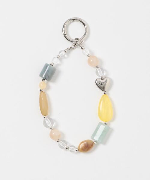 SMELLY（スメリー）の「クリアビーズモチーフキーチェーン（キーホルダー・レディース・ベージュ系その他/グレー系その他・-）」の13枚目の写真