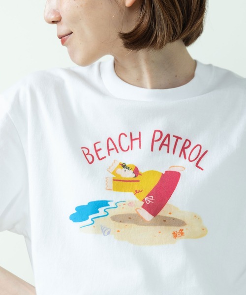 PAR ICI（パーリッシィ）の「大桃洋祐×PAR ICI ライフセイバープリントTシャツ（Tシャツ/カットソー・レディース・ホワイト・FREE）」の2枚目の写真