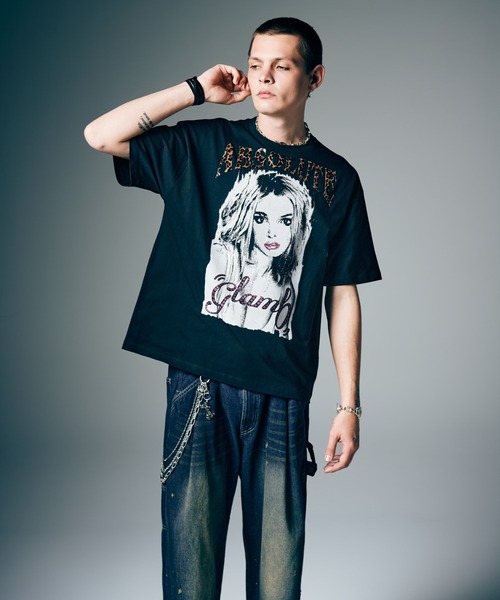 glamb(グラム)の「Diva T-Shirt / ディーバTシャツ(Tシャツ/カットソー・メンズ・ブラック/ホワイト・S/M/L)」の7枚目の写真