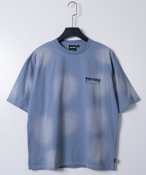 THRASHER(スラッシャー)の「【at】〔THRASHER/スラッシャー〕スプレーフェード加工 ヴィンテージライク半袖Tシャツ ショート丈あり(Tシャツ/カットソー・メンズ・ブラウン/ブラック/ネイビー/ピンク・LARGE/MEDIUM/FREE)」の17枚目の写真