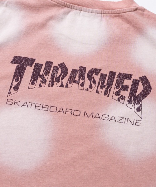 THRASHER(スラッシャー)の「【at】〔THRASHER/スラッシャー〕スプレーフェード加工 ヴィンテージライク半袖Tシャツ ショート丈あり(Tシャツ/カットソー・メンズ・ブラウン/ブラック/ネイビー/ピンク・LARGE/MEDIUM/FREE)」の11枚目の写真