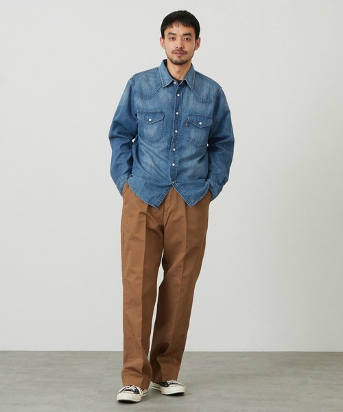 EDWIN（エドウィン）の「EDWIN エドウィン ウエスタンシャツ デニム 長袖（シャツ/ブラウス・メンズ・ブルー・MEDIUM/LARGE/X-LARGE）」の10枚目の写真