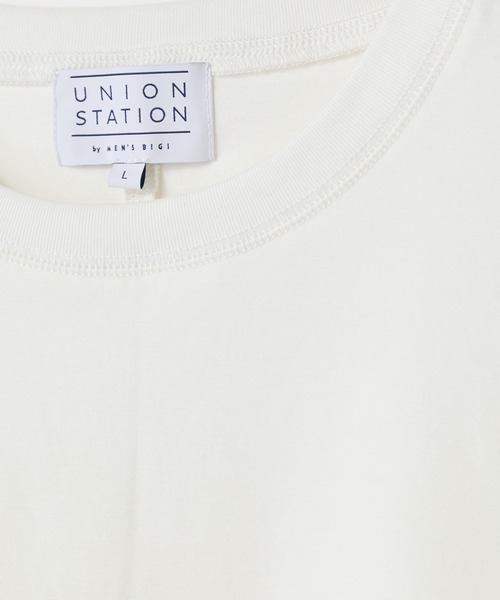 UNION STATION(ユニオンステーション)の「シルケットポンチリブコンビTシャツ<ストレッチ・マシンウォッシャブル・接触冷感>(Tシャツ/カットソー・メンズ・チャコールグレー/ブラック/ホワイト・L/M)」の14枚目の写真