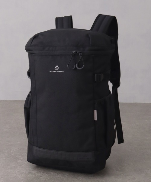 MICHAEL LINNELL(マイケル リンネル)の「【MICHAEL LINNELL/マイケルリンネル】Square Backpack/スクエア バックパック(容量:約32L)(バックパック/リュック・メンズ・ブラック×ブラック/ブラック×レッド/ブラック×シルバー・FREE)」の10枚目の写真
