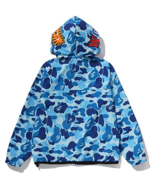 A BATHING APE(アベイシングエイプ)の「ABC CAMO SHARK HOODIE JACKET(ミリタリージャケット・レディース・ブルー/ピンク・SMALL/MEDIUM)」の7枚目の写真