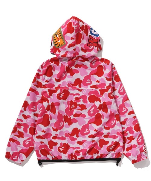 A BATHING APE(アベイシングエイプ)の「ABC CAMO SHARK HOODIE JACKET(ミリタリージャケット・レディース・ブルー/ピンク・SMALL/MEDIUM)」の8枚目の写真