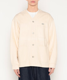 DANTON（ダントン）の「Men's Cotton Drill Collarless Jacket（ノーカラージャケット）」