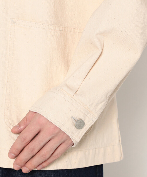 Cotton Drill Collarless Jacket 42 セットアップ Men's Cotton Drill Collarless Jacket（ノーカラージャケット