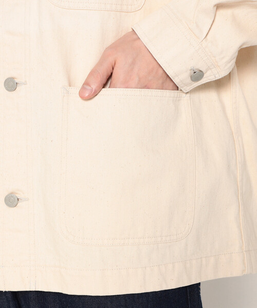 Cotton Drill Collarless Jacket 42 セットアップ Men's Cotton Drill Collarless Jacket（ノーカラージャケット