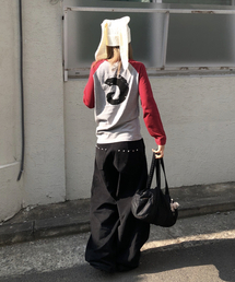 TANSANMAGNESIUM（タンサン マグネシウム）の「セラーノX炭酸ナグラン混ロングスリーブ（グレー）（Tシャツ/カットソー）」