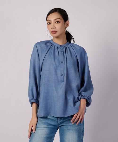 Eddie Bauer(エディーバウアー)の「リラックス フローイ ブラウス(シャツ/ブラウス・レディース・ブルー/ブラック/アイボリー・XL/L/M/S)」の3枚目の写真