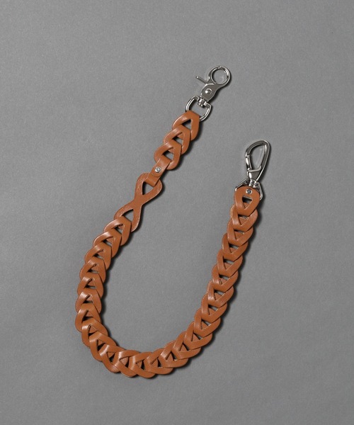 RAGEBLUE（レイジブルー）の「【MADE IN JAPAN】Real Leather Wallet Chain/本革ウォレットチェーン（ウォレットチェーン・メンズ・ダークブラウン/ブラック/ベージュ/オレンジ・FREE）」の3枚目の写真