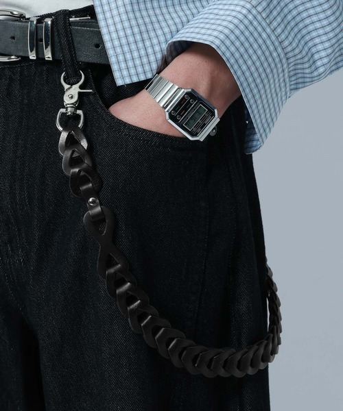 RAGEBLUE（レイジブルー）の「【MADE IN JAPAN】Real Leather Wallet Chain/本革ウォレットチェーン（ウォレットチェーン・メンズ・ダークブラウン/ブラック/ベージュ/オレンジ・FREE）」の10枚目の写真