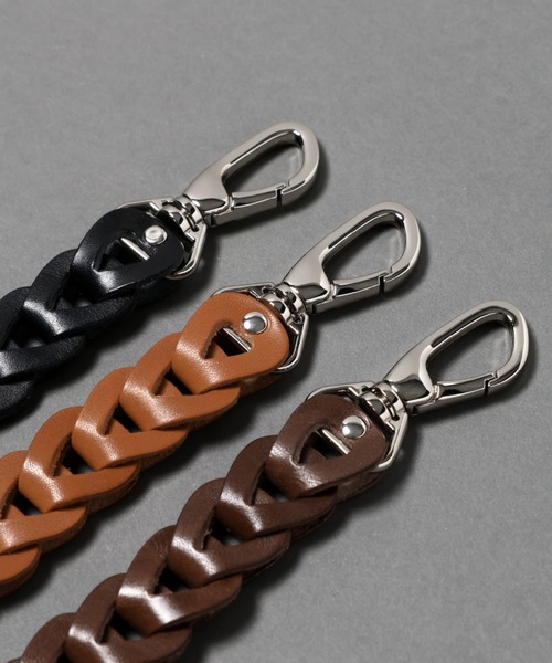 RAGEBLUE（レイジブルー）の「【MADE IN JAPAN】Real Leather Wallet Chain/本革ウォレットチェーン（ウォレットチェーン・メンズ・ダークブラウン/ブラック/ベージュ/オレンジ・FREE）」の6枚目の写真