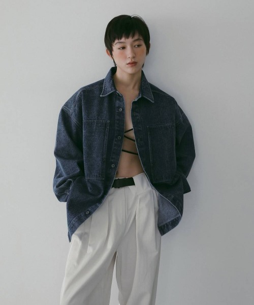 anuke（アンヌーク）の「anuke Twill Loose Pants（その他パンツ・レディース・ベージュ/オフホワイト・36/38）」の11枚目の写真