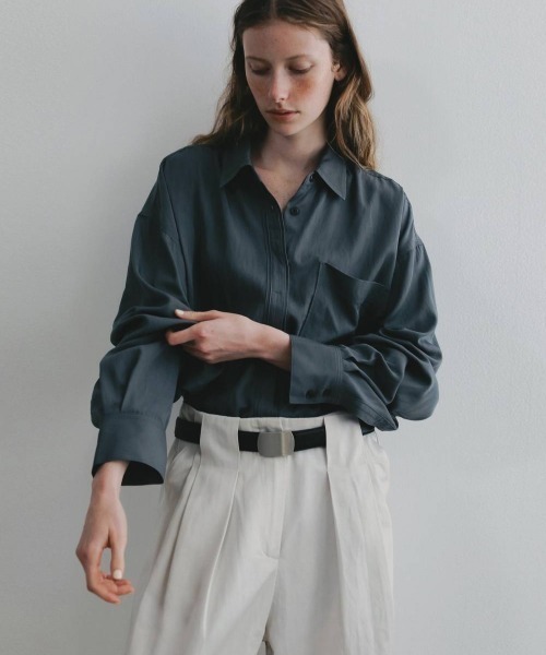 anuke（アンヌーク）の「anuke Twill Loose Pants（その他パンツ・レディース・ベージュ/オフホワイト・36/38）」の12枚目の写真
