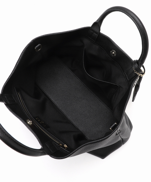 SLOBE IENA（スローブイエナ）の「《WEB限定/追加5》SLOBE レザートートバッグ（トートバッグ・レディース・ブラック・FREE）」の2枚目の写真