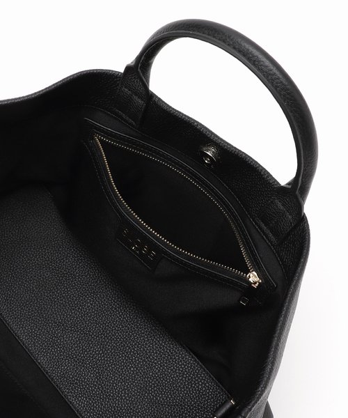 SLOBE IENA（スローブイエナ）の「《WEB限定/追加5》SLOBE レザートートバッグ（トートバッグ・レディース・ブラック・FREE）」の3枚目の写真