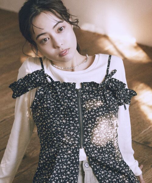 earth music&ecology（アースミュージックアンドエコロジー）の「パールMIXスライドネックレス（ネックレス・レディース・シルバー/ゴールド・FREE）」の5枚目の写真