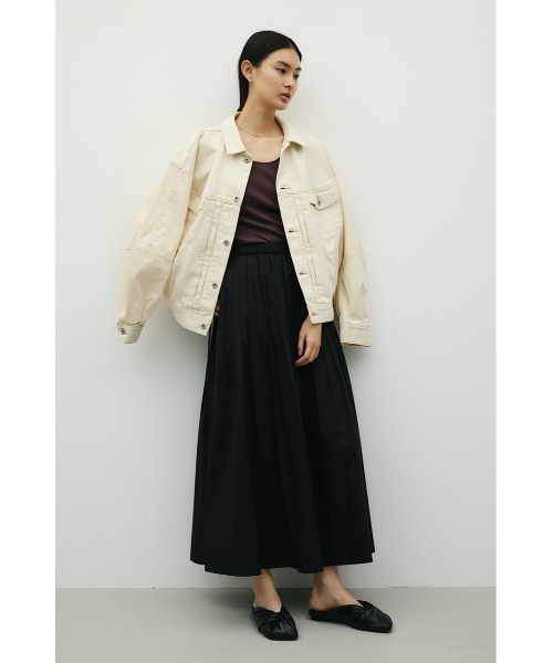STYLEMIXER(スタイルミキサー)の「タックプリーツフレアスカート(スカート・レディース・ブラック/サックスブルー/ホワイト・SMALL/MEDIUM)」の22枚目の写真
