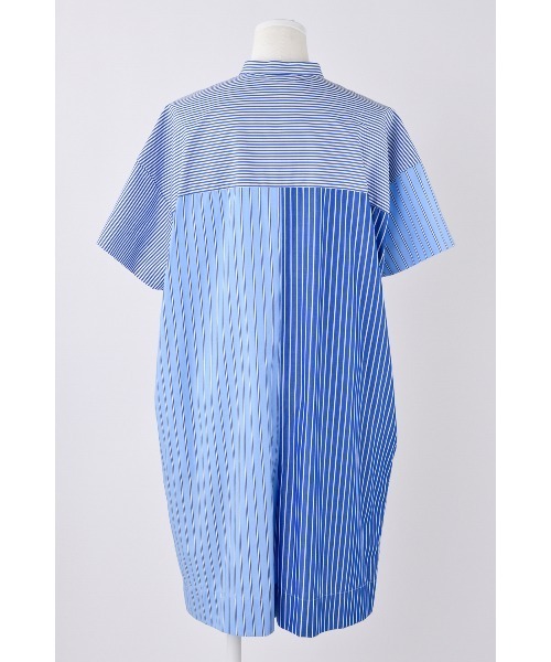 ENFOLD（エンフォルド）の「SHIRT ROMPERS（つなぎ/オールインワン・レディース・ブルー・38/36）」の8枚目の写真