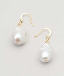 La TOTALITE | STELLAR HOLLYWOOD/ステラハリウッド ビッグバロックパールピアス(ピアス(両耳用))